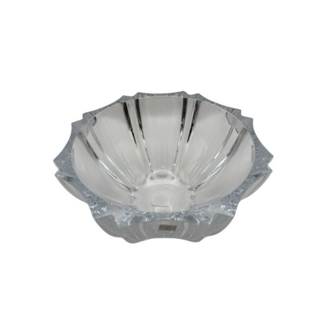 Miller Rogaska Crystal Lumina 10" Bowl by Reed & Barton Slovenia 7800-1001MH NEW - Picture 2 of 8